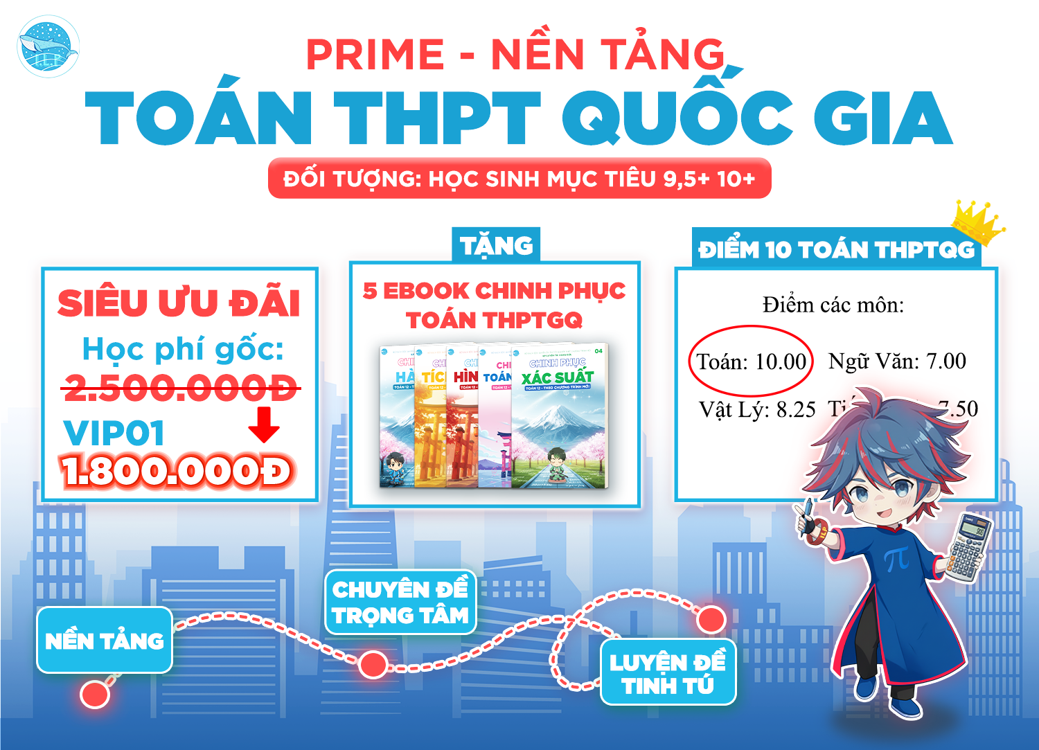 PRIME - NỀN TẢNG MÔN TOÁN THPT QUỐC GIA 