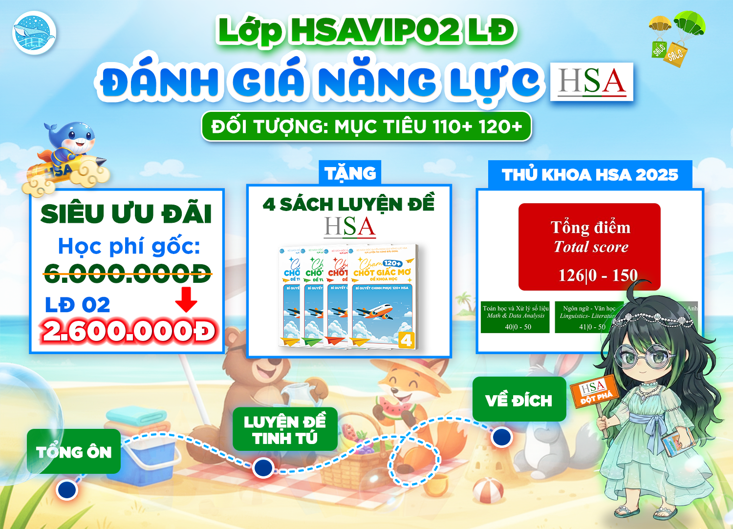 [HSA VIP02 LĐ] LUYỆN ĐỀ ĐÁNH GIÁ NĂNG LỰC 2027
